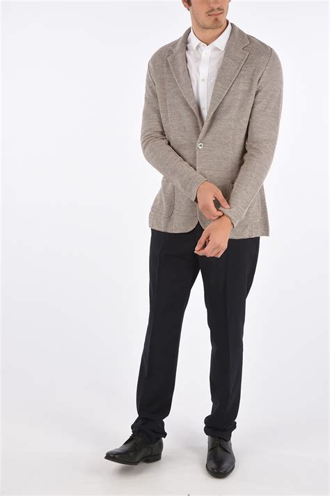 Lardini Knit Patch Pocket Blazer men - Glamood Outlet