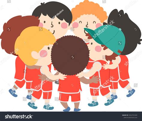 Kids Group Huddle Sports: Over 6 Royalty-Free Licensable Stock ...