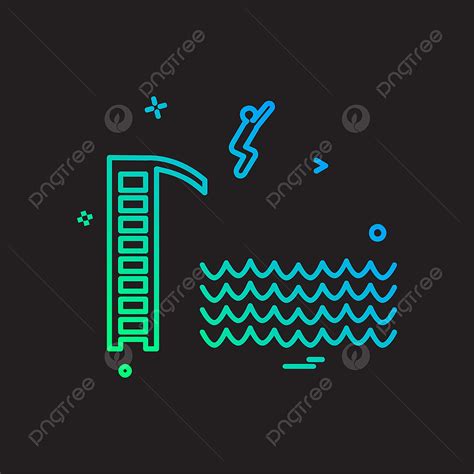 Swimming Pool Banner Vector Png Images Swimming Pool Icon Design