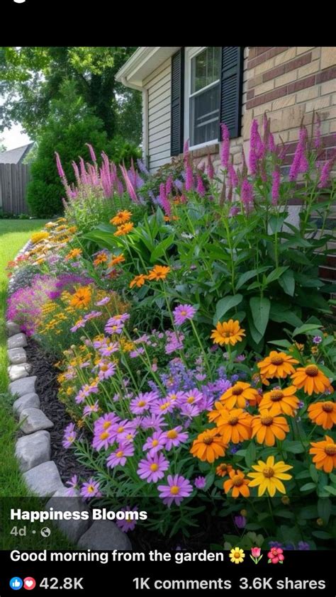 Beautiful Flower Garden for Your Front Yard