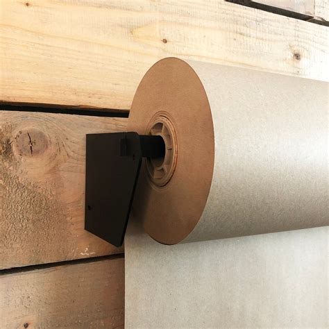 Megamaxx Uk™ Wall Mounted Brown Paper Roll Dispenser Indoor Outdoors