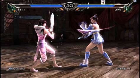 SOULCALIBUR V ONLINE BATTLE Leixia VS Leixia 20121206 2 YouTube