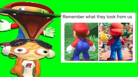 Mario Reacts To Nintendo Memes 11 ft. Meggy - YouTube