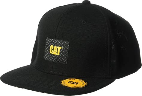 Caterpillar Mens Full Metal Cap Black Os At Amazon Mens Clothing Store