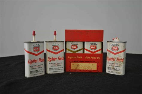 Philips 66 Lighter Fluid Cans Maxmotive