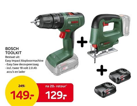 Bosch Toolkit Easy Impact Klopboormachine Aanbieding Bij Praxis