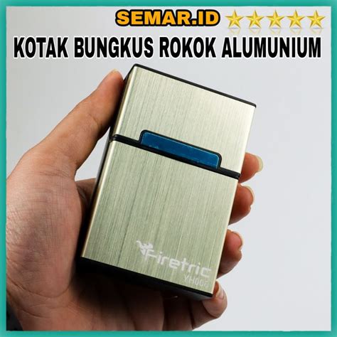 Jual Firetric Kotak Bungkus Rokok Elegan Aluminium Cigarette Case