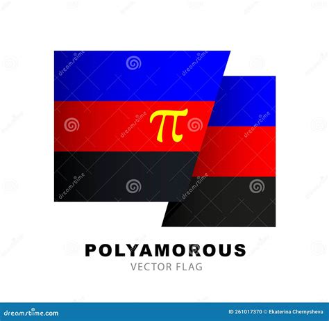 The Flag Of Polyamorous Pride A Colorful Logo Of One Of The Lgbt Flags