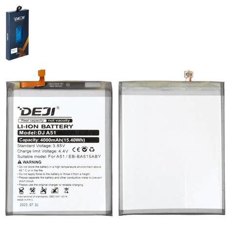 Battery Deji Eb Ba Aby Compatible With Samsung A Galaxy A Li