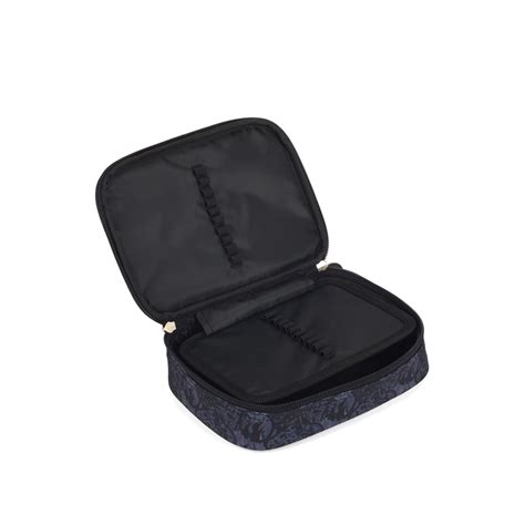 Estojo Box Escolar Luxcel Hot Wheels Preto Pratico e Espaçoso EI HW