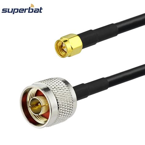 Superbat Sma Male To N Type Male Plug Adapter Connector Straight