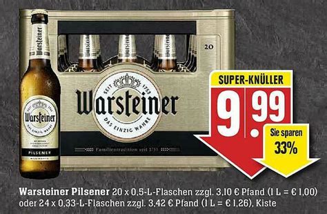 Warsteiner Pilsener Angebot Bei Scheck In Center