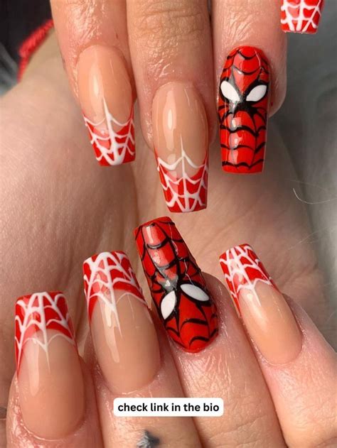 Unleash Your Inner Hero With Spider Man Nail Art Marvel Nails Iron