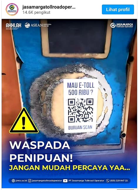 Waspada Penipuan Stiker Barcode Pada Gardu Tol Otomatis ZNEWS