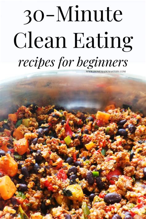 21 Clean Eating Recipes (30 Minutes) - Clean Healthy Meals