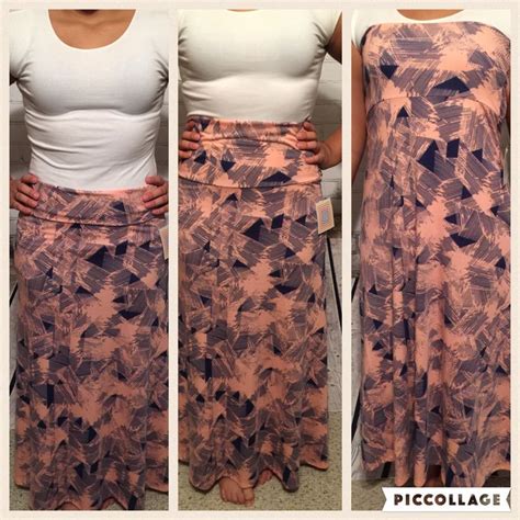 Lularoe Maxi Skirt Can Be Worn 3 Different Ways Fold It Down And