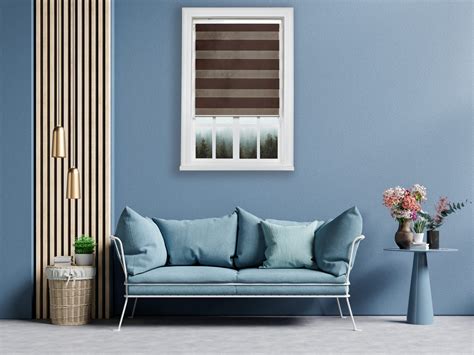 Zebra Roller Blind Chocolate • Decorland Decorland