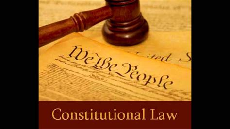 Introduction To Constitutional Law Lecture 6 Youtube