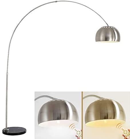 LANMOU Lampadaire Arc Moderne 12W Arc Lampe De Sol Dimmable Avec