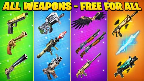 ALL WEAPONS FFA 4010 1672 1917 By Aggronicks Fortnite Creative