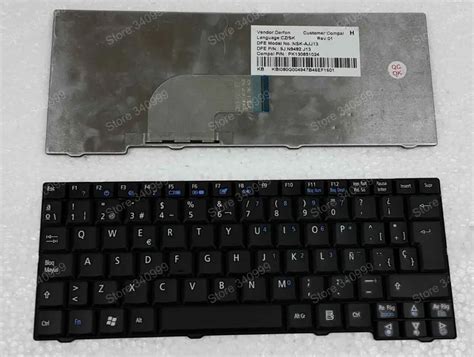 Keyboard For Acer Aspire One A110 A150 D150 D250 KAV10 KAV60 ZG6 ZG8