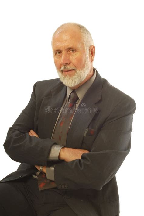 Attractive Older Businessman Stock Photo Image Of Headshot Office