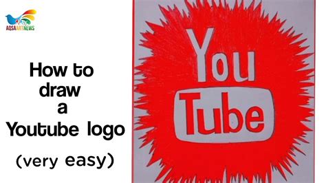 How To Draw A Youtube Logo Step By Step Youtube Logo Kaise Banaye