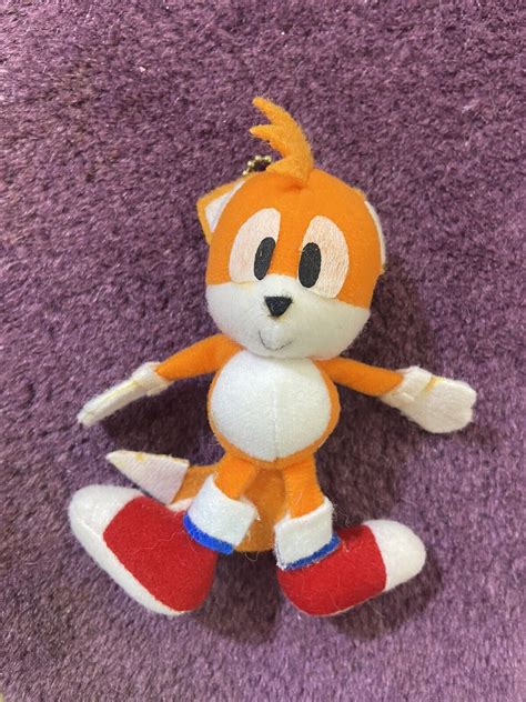 Mavin Sonic The Fighters Tails Keychain Plush Sonic The Hedgehog Sega