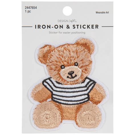 Teddy Bear Iron On Sticker Patch Hobby Lobby 2447654