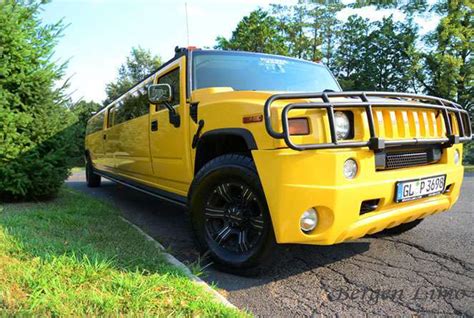 Rent Yellow Hummer Limo in NJ - Prom Limousine Rental NJ