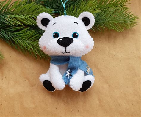 Bear Christmas ornaments Christmas tree ornament decor New | Etsy