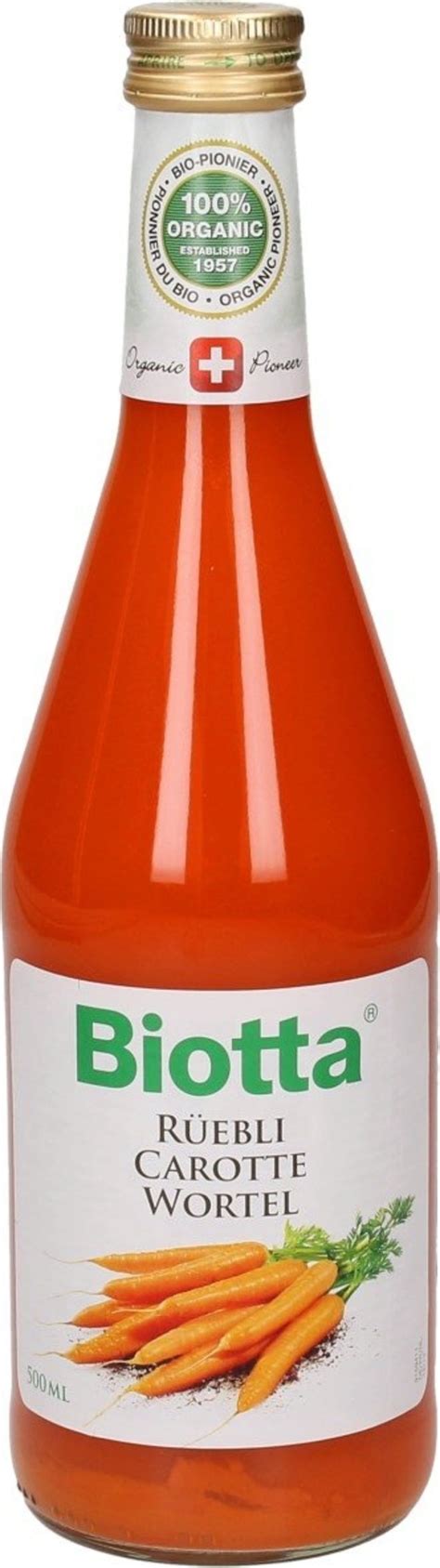 Classic Karottensaft Bio 500 Ml Biotta VitalAbo