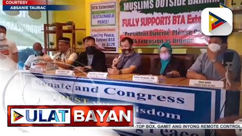 Ilang Muslim Communities Nanawagan Para Sa Extension Ng Bangsamoro