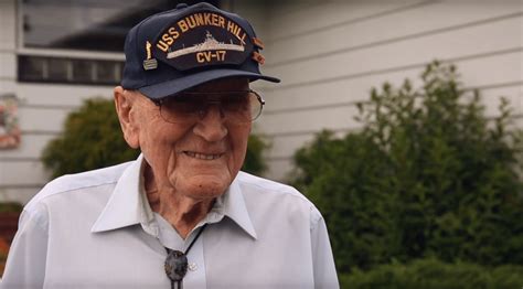 Wwii Veteran Who Saved Sailor From Uss Bunker Hill Dies At 97 Wgn Tv