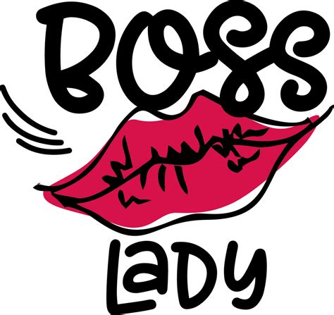 Boss Lady Lips Dtf Transfer