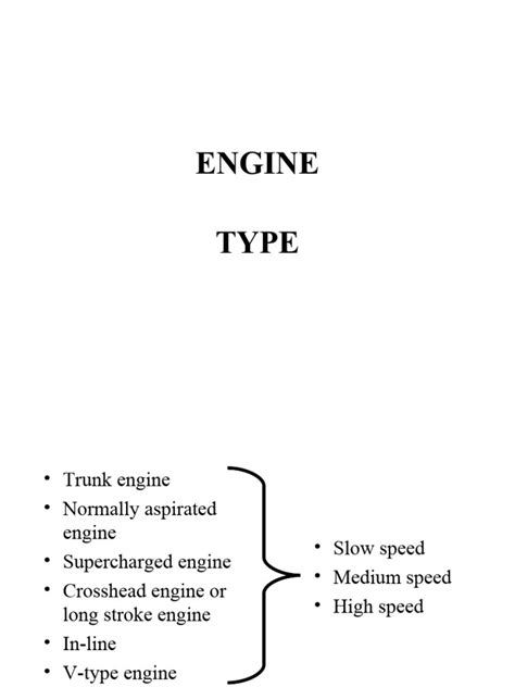 1 Types of Engine | PDF | Internal Combustion Engine | Piston