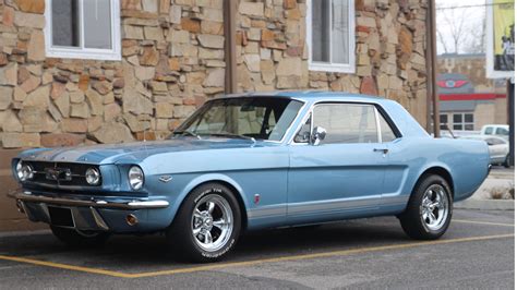 1965 Blue Mustang Convertible