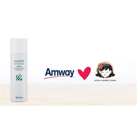 Amway Allano Hand Body Lotion Ml Shopee Malaysia