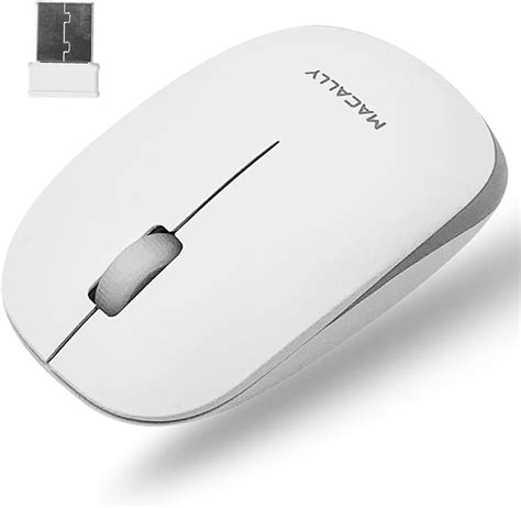 Macally 24g Usb Wireless Mouse For Laptop And Desktop Computer Comfortable And