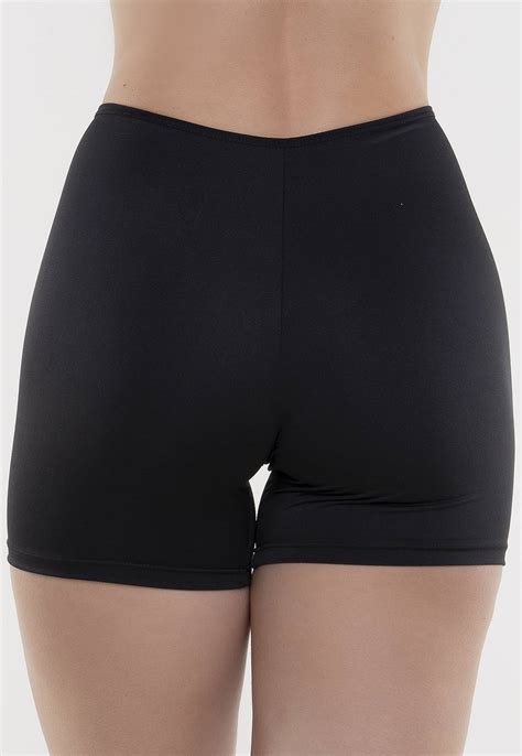 Short Anagua Liso Calcinha Segunda Pele Não Marca Invisível Elástico Na Cintura Curto Lingerie