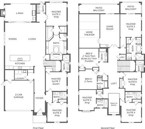 9 Bedroom House Plans