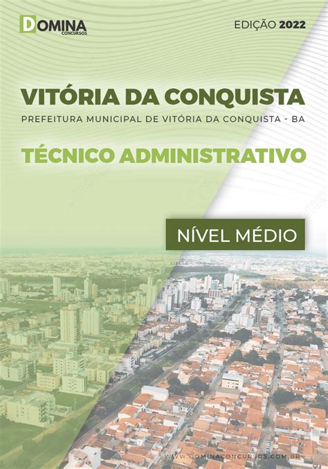 Apostila Pref Vit Ria Conquista Ba T Cnico Administrativo