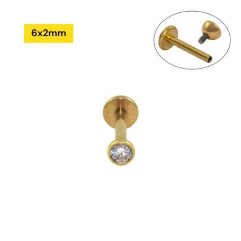 Comprar Labret Tit Nio Pvd Gold R I Crava O Inglesa X Mm Isto