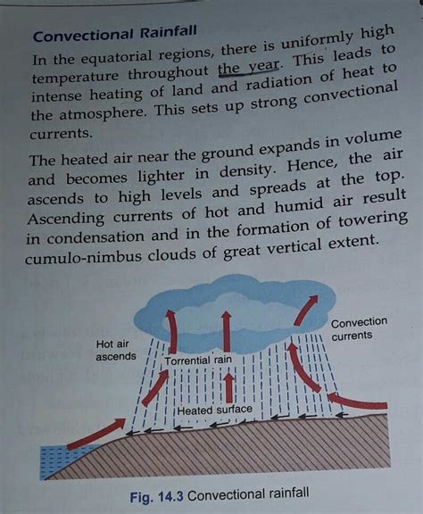 Diagram Of Convectional Rainfall