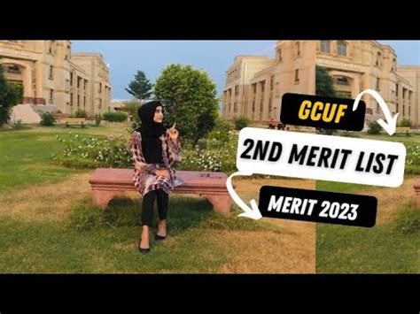 Gcuf Nd Merit List Merit Is Too High Gcuf Admissions Youtube