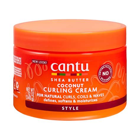Cantu Shea Butter for Natural Hair Coconut Curling Cream 12 oz ...