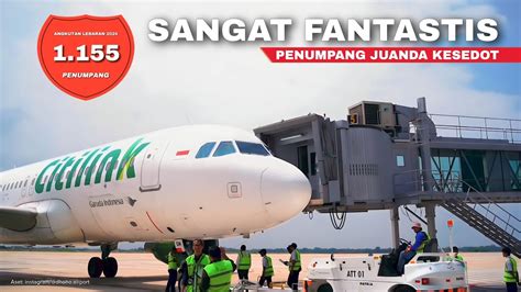 TERKINI ARUS PENUMPANG DI BANDARA DHOHO KEDIRI SELAMA LEBARAN 2024