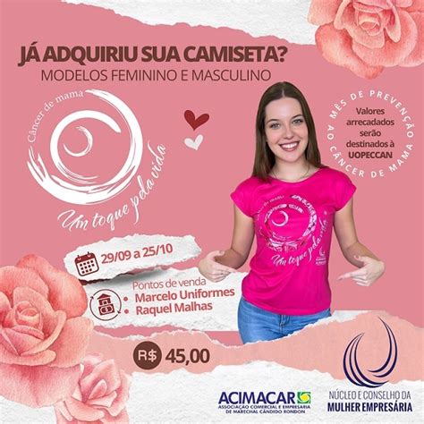 13ª Edição Da Campanha Outubro Rosa Um Toque Pela Vida Portal Rondon