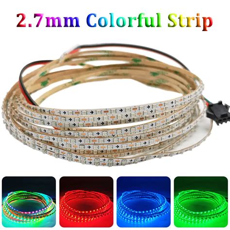 Ultra Narrow 2 7mm WS2812 LED Strip Individually Addressable Smart RGB