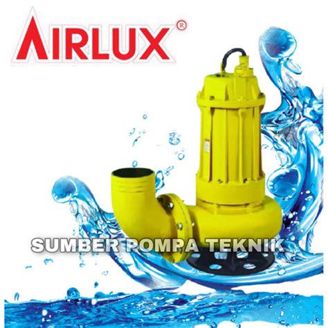 Jual Pompa Celup Air Kotor Airlux WQ15 40 5 3Phase 5 5Kw Submersible